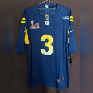 LA Rams Beckham Jr Jersey. Super Bowl Medium Nike